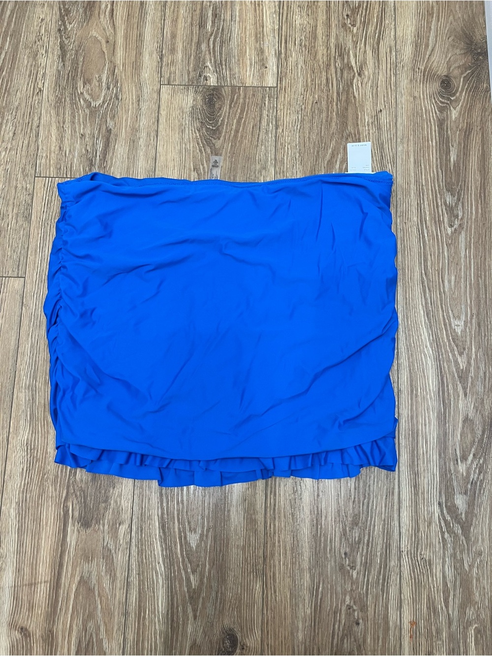 Raisins Curve Royal Blue Ruffled Swim Skirt 24W NWT MRSP $58